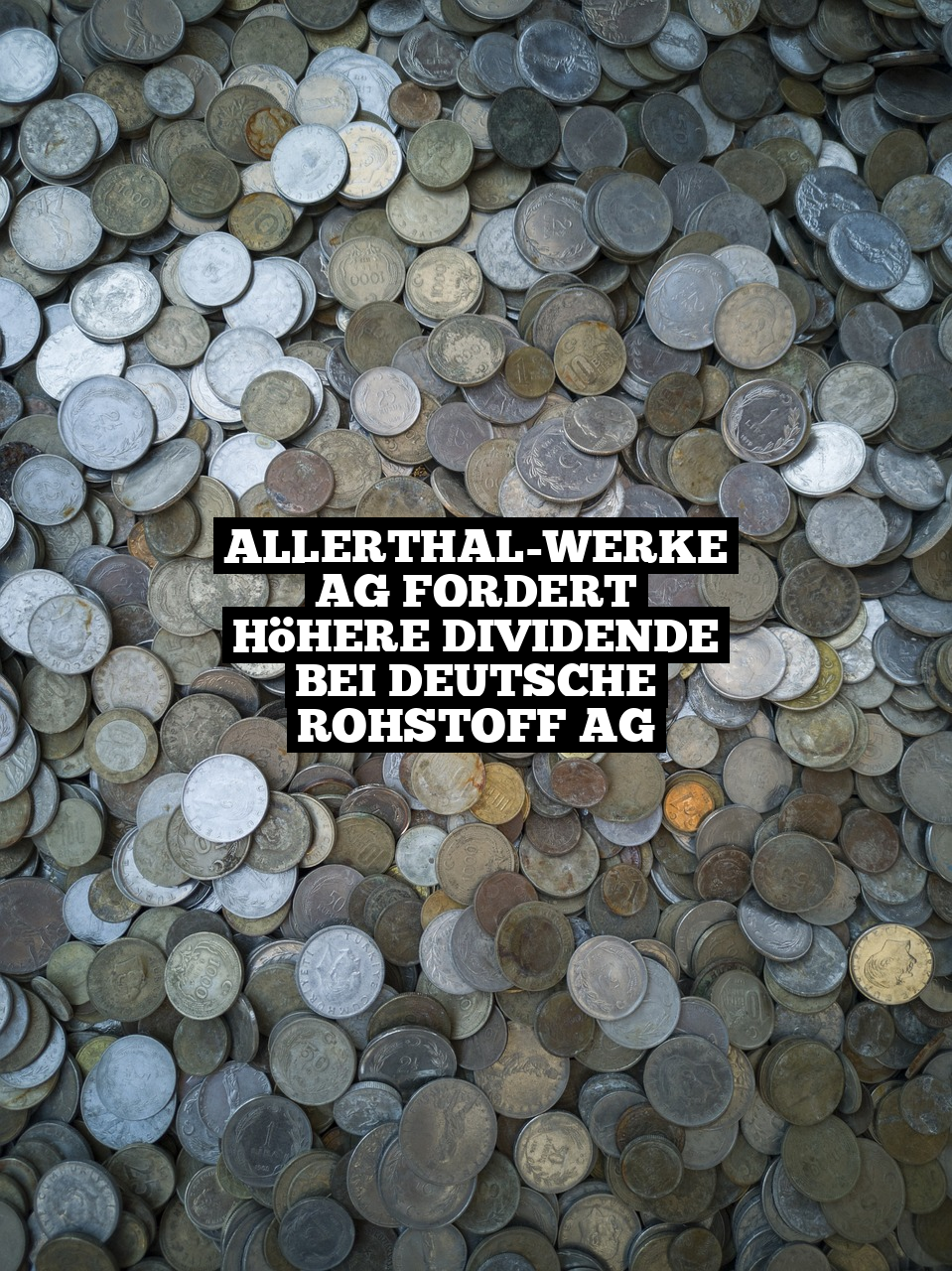 Allerthal-Werke AG fordert höhere Dividende bei Deutsche Rohstoff AG