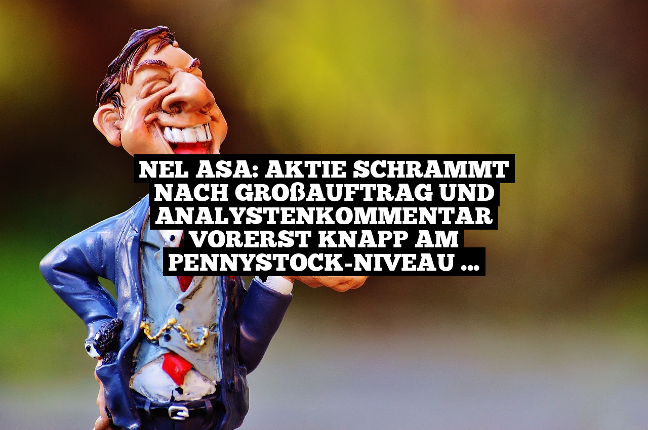 Nel ASA: Aktie schrammt nach Großauftrag und Analystenkommentar vorerst knapp am Pennystock-Niveau vorbei