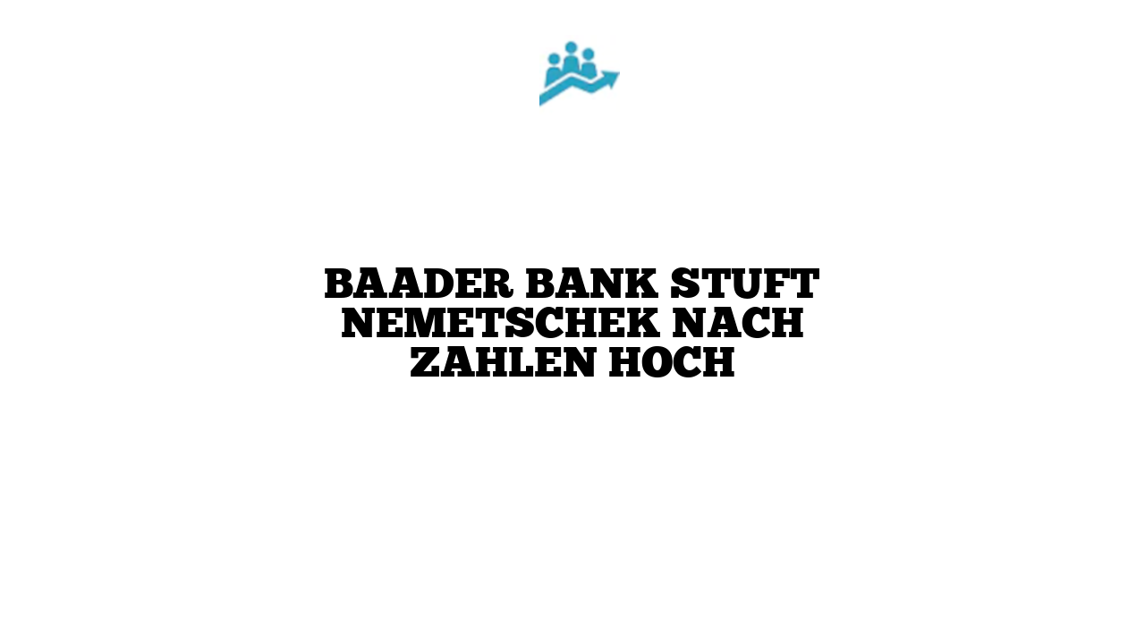Baader Bank stuft Nemetschek nach Zahlen hoch