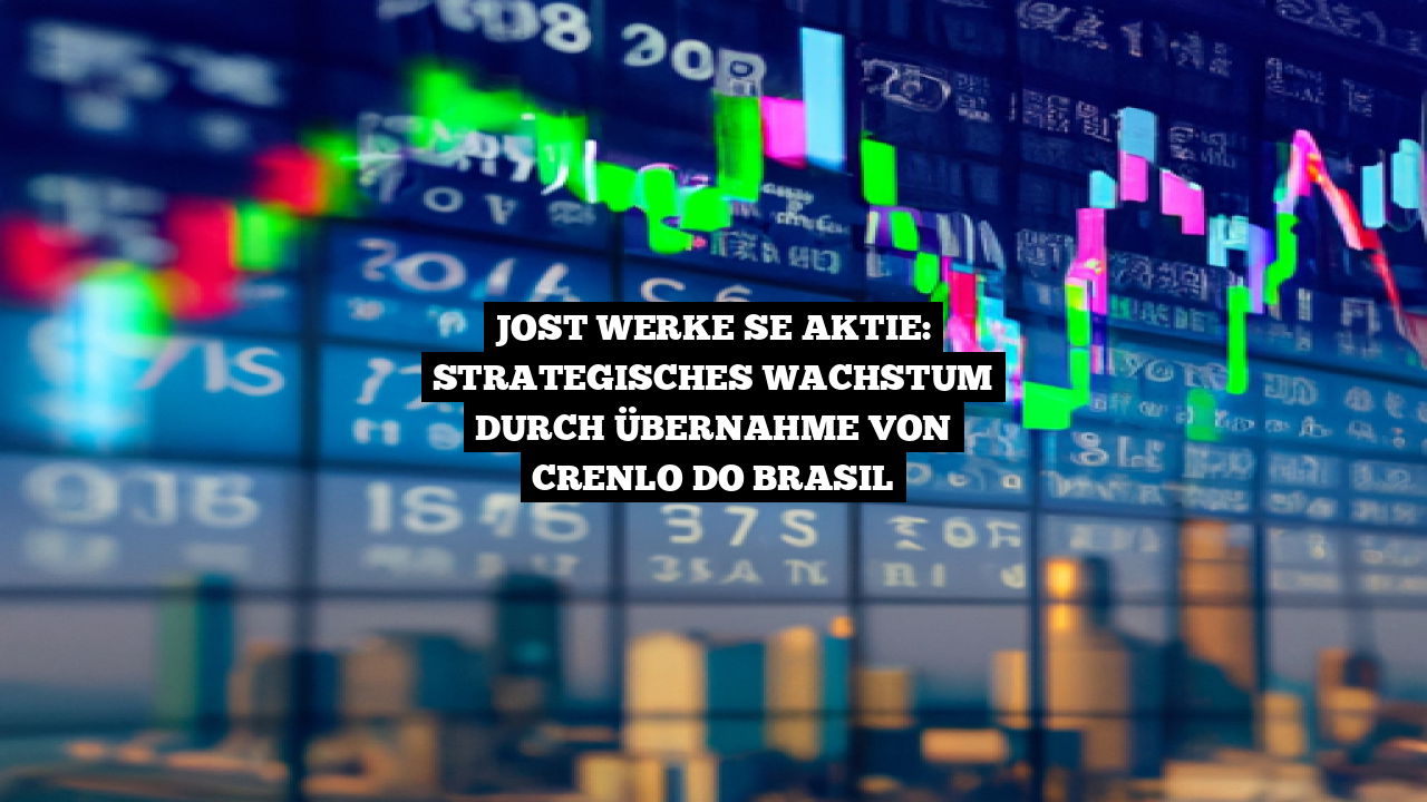 JOST Werke SE Aktie: Strategisches Wachstum durch Übernahme von Crenlo do Brasil
