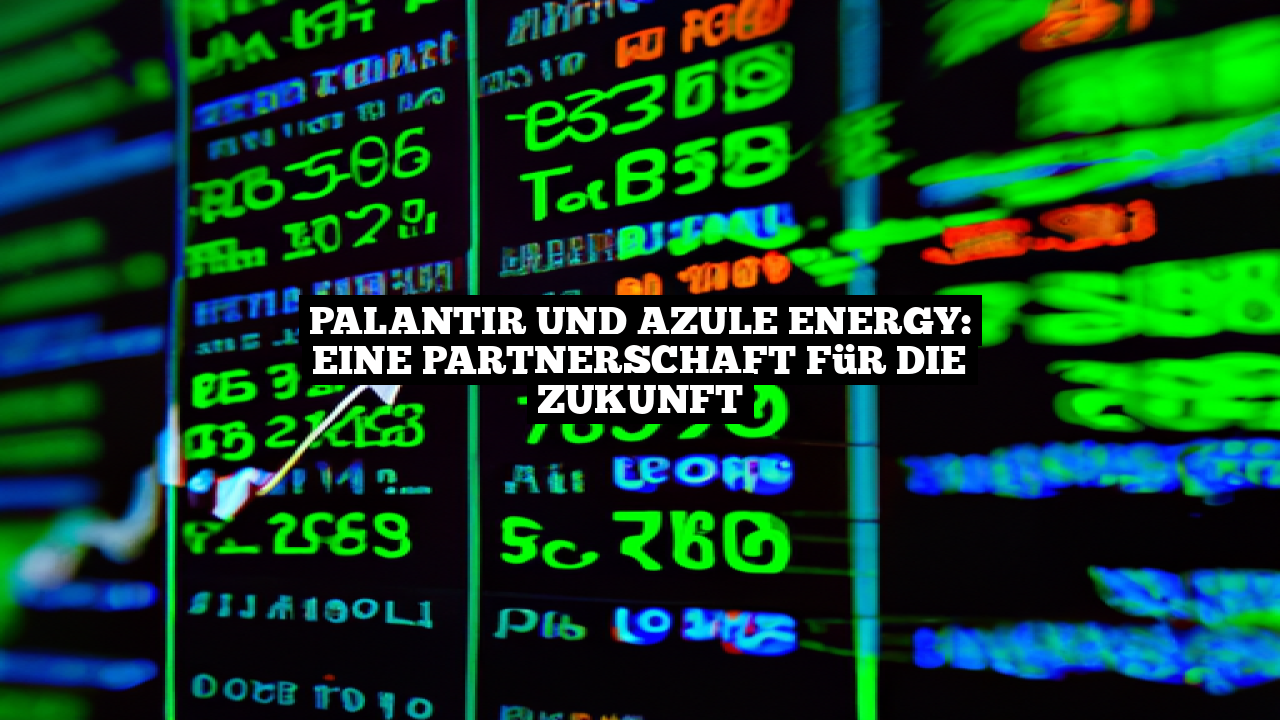 Palantir und Azule Energy: Eine Partnerschaft für die Zukunft