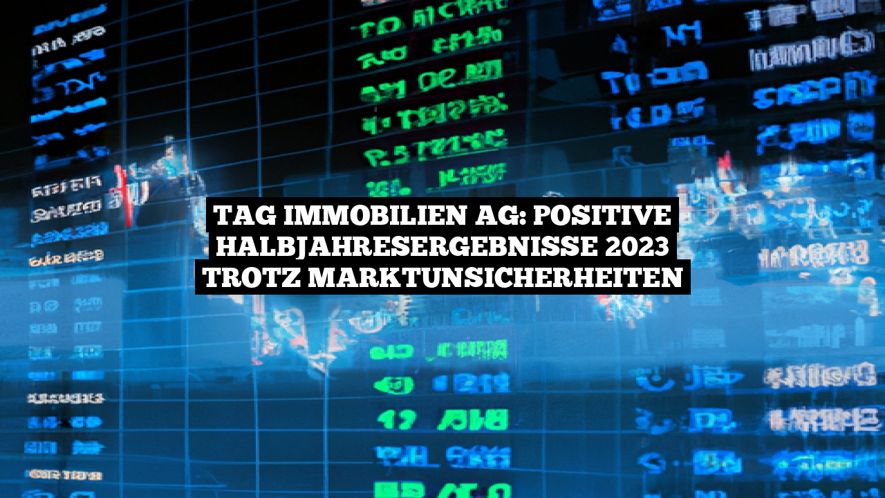 TAG Immobilien AG: Positive Halbjahresergebnisse 2023 trotz Marktunsicherheiten