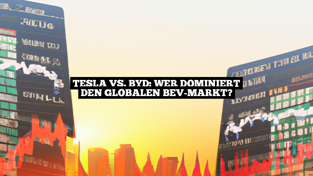 Tesla vs. BYD: Wer dominiert den globalen BEV-Markt?
