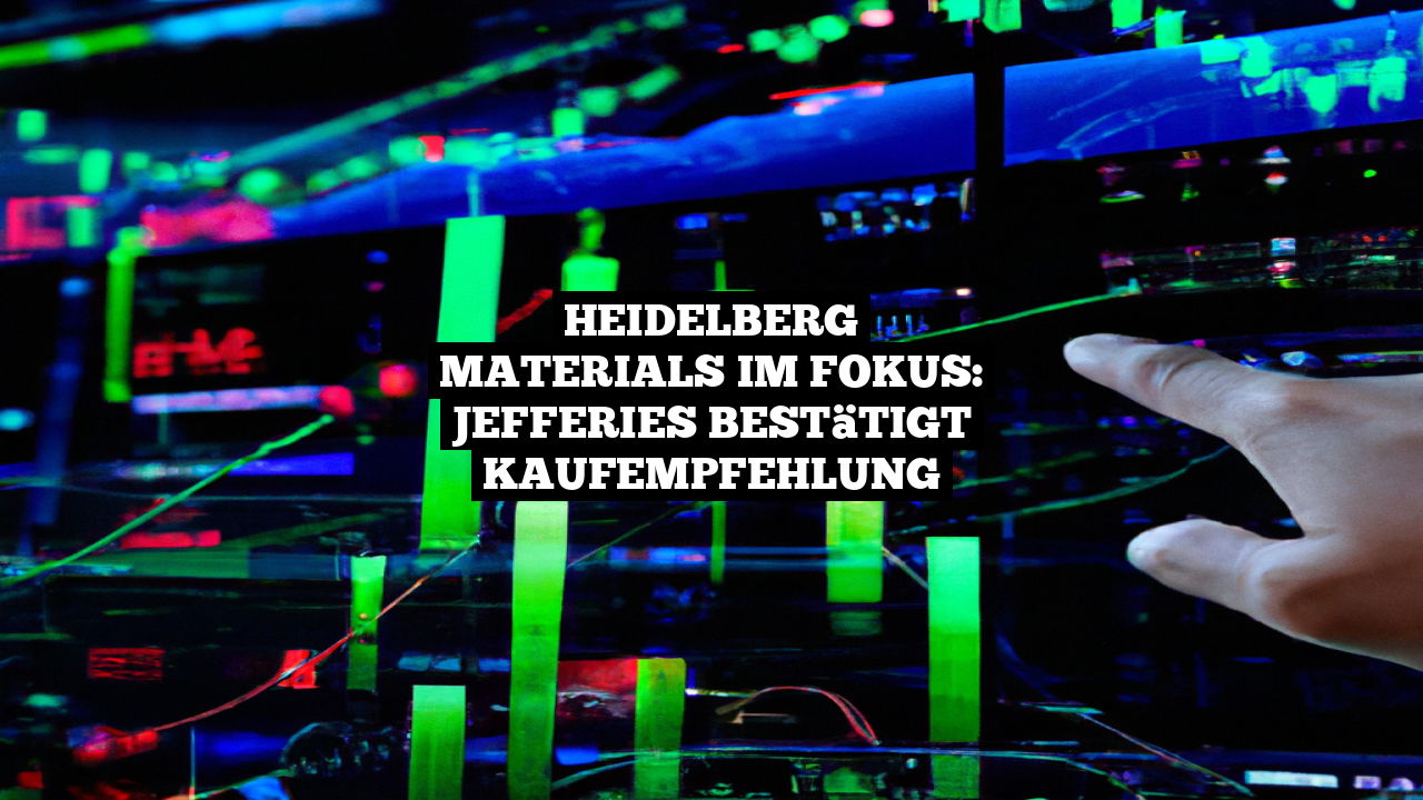 Heidelberg Materials im Fokus: JEFFERIES bestätigt Kaufempfehlung