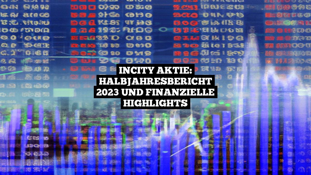 InCity Aktie: Halbjahresbericht 2023 und finanzielle Highlights