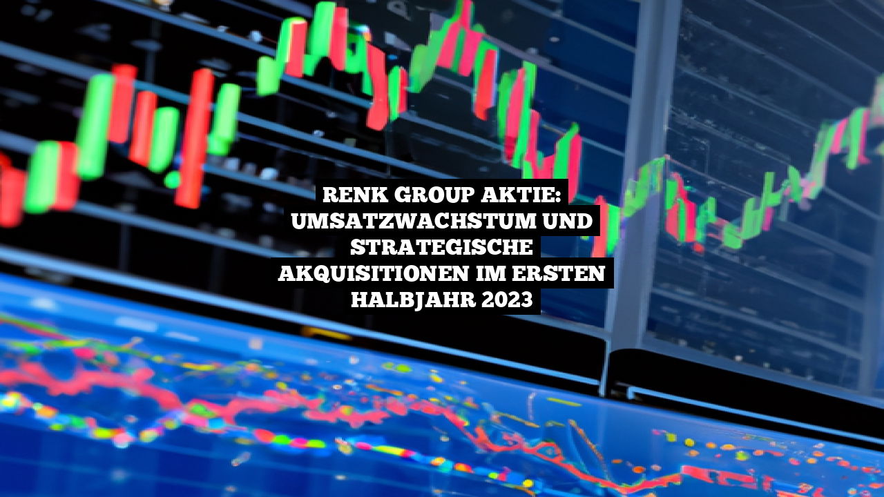 RENK Group Aktie: Umsatzwachstum und strategische Akquisitionen im ersten Halbjahr 2023