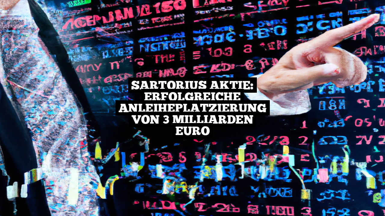 Sartorius Aktie: Erfolgreiche Anleiheplatzierung von 3 Milliarden Euro