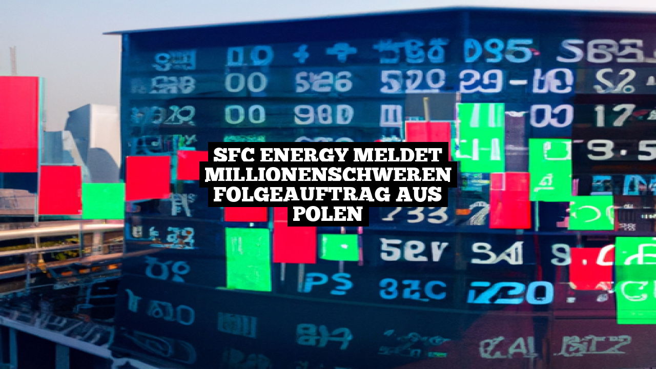 SFC Energy meldet millionenschweren Folgeauftrag aus Polen